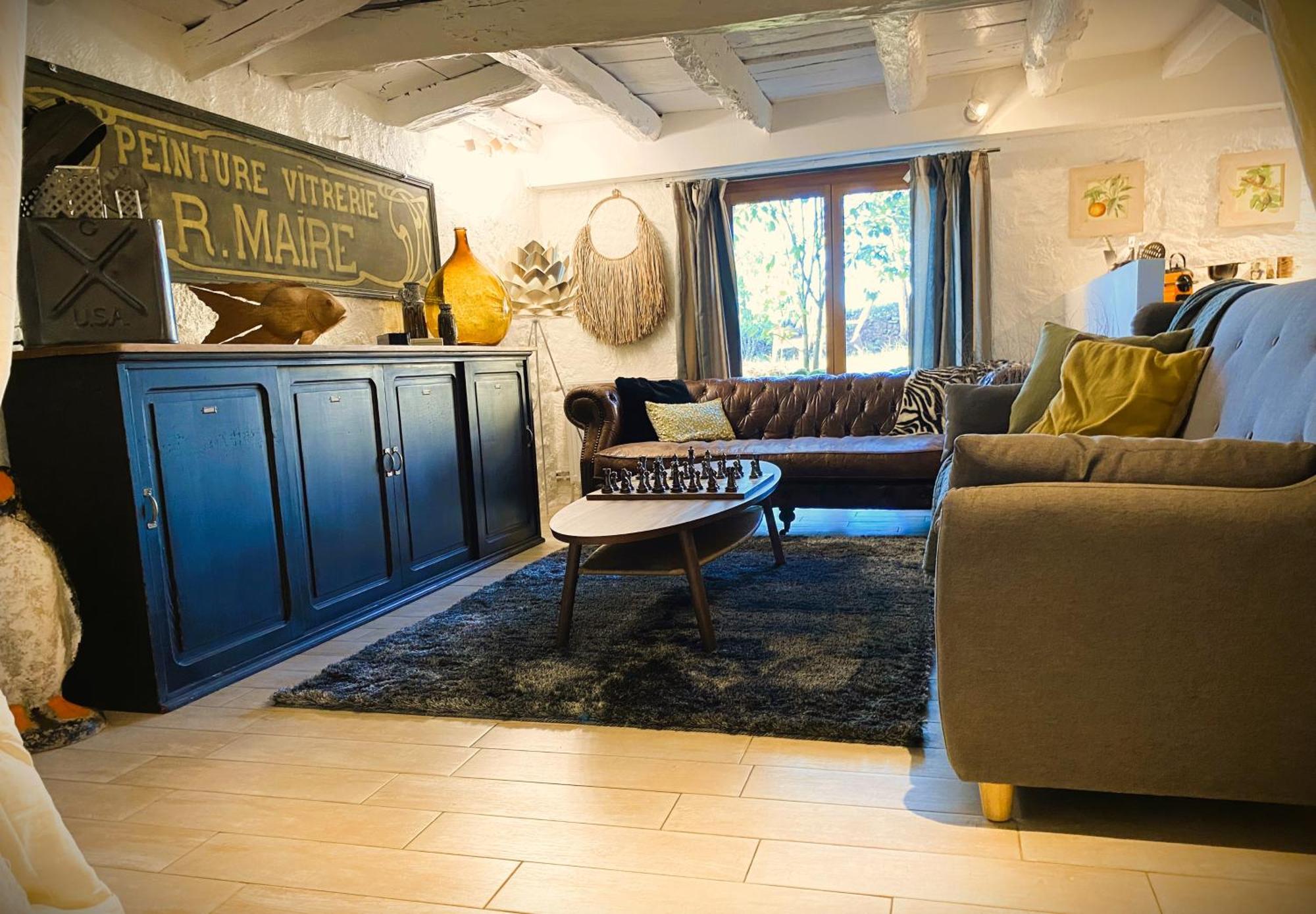 Gite Les Pierres Blondes Groléjac Habitación foto